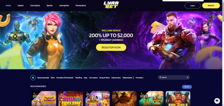 LyraBet Homepage