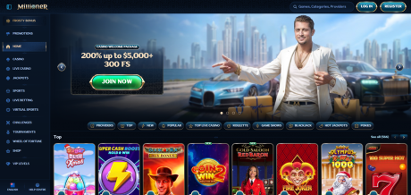 Millioner Casinos Homepage