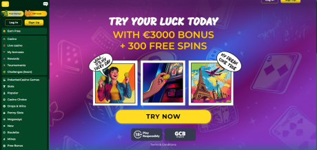 PokerBet Casinos Homepage