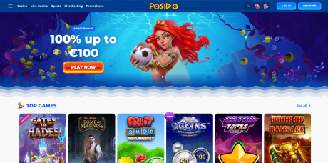 Posido Casinos Homepage