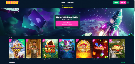 Rocket Riches Casinos Homepage