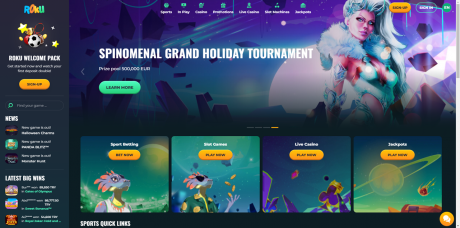 Roku Casinos Homepage