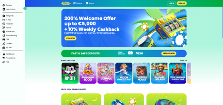 SambaSlotss Homepage