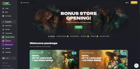 Slot Hunters Homepage