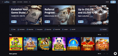 SlotLounges Homepage