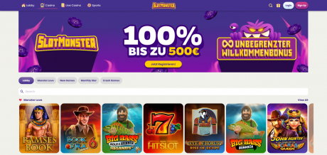 SlotMonsters Homepage