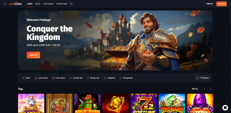 SlotLords Casinos Homepage
