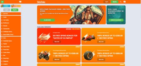 SlotyStakes Homepage