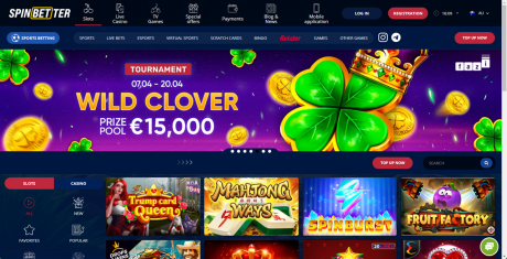 Spinbetters Homepage