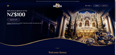 Spinpalaces Homepage