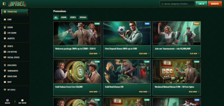 Spybets Homepage