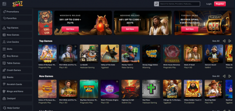 TheSlotz Casinos Homepage