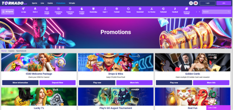 Tornadobets Homepage