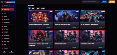 WinRolla Casinos Homepage