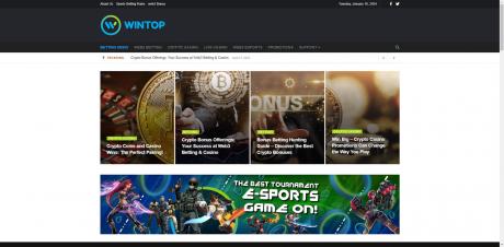 Wintop Casinos Homepage