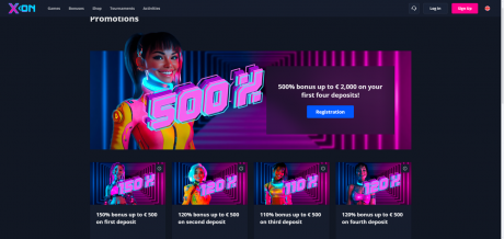 Εφαρμογές Xon Bet Homepage