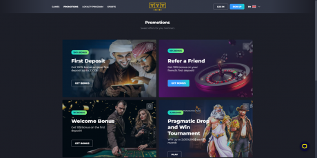 تطبيق كازينو YYY Homepage