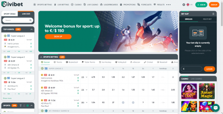ivibet Casinos Homepage