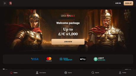 Legionbets Homepage