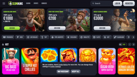 Slim King Homepage