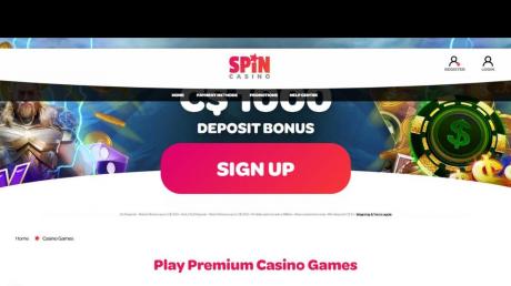 Aplicaciones de Spin Casino Homepage